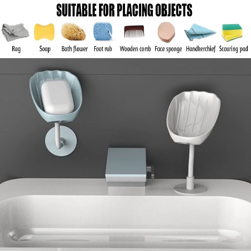 4006 Soap Dish Wall Mounted Soap Dish No-Drilling Soap Holder Self Draining Waterfall Soap Tray Bar Soap Holder for Shower/Bathroom Soap Holder for Shower Adjustable Removable Soap Holder DeoDap 4006 Soap Dish Wall Mounted Soap Dish No-Drilling Soap Holder Self Draining Waterfall Soap Tray Bar Soap Holder for Shower/Bathroom Soap Holder for Shower Adjustable Removable Soap Holder DeoDap